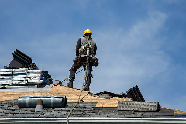 Professional Roof Replacement technician working in Raeford, NC